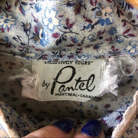 PANTEL | Blue floral & lace cottagecore mi… - Picture 8 of 16
